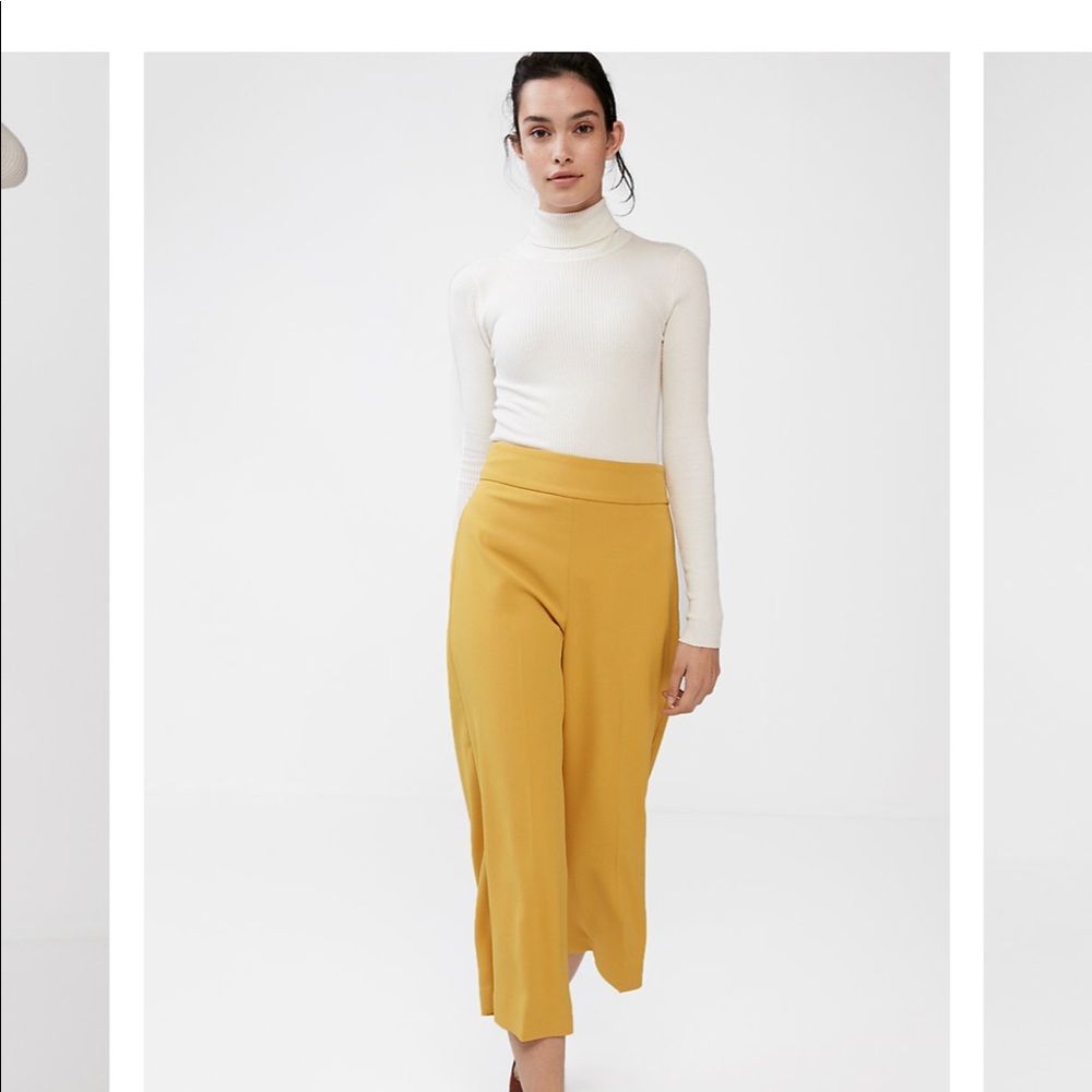 High Waisted Crepe Culottes
